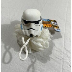 Star Wars Stormtrooper Squirting Bath Pouf Mesh Loofah Disney FunCare NWT